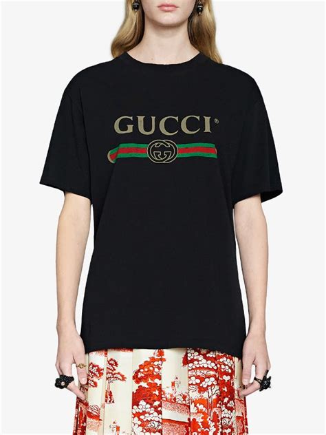 gucci leather pocket t shirt|Gucci t shirt women.